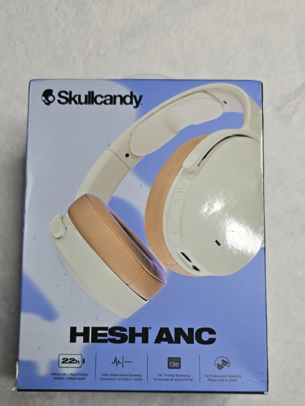 Skullcandy Hesh ANC Noise Canceling Bluetooth Wireless Over-Ear Headphones New